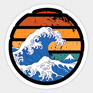 Kanagawa wave Sticker